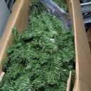 7.5FT PVC Christmas Tree 1346 Tips Hinged Solid Metal Leg