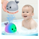 Gigilli Bath Toys for Kids Ages 1-3, Baby Bath Toys 1 2 3 Year Boy Girl Valentines Gifts for Babies 6-12-18 Months, Light Up Whale Bath Toy Sprinkler Toddler Birthday Bathtub Fountain Pool Water Toy