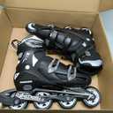 Roller Derby V-Tech 500 Adjustable Performance Inline Skates for Men, Women, Kids, Teens (Black)