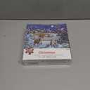 Christmas Puzzles 500 Piece, Christmas Night in Winter 500 Piece Puzzles, Jigsaw Puzzle for Adults Challenging Perfect for Holiday 27x 20inch