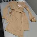 PRETTYGARDEN Women 2025 Mini Bodycon Dresses Long Sleeve Ruched Fitted Short Night Out Trendy Party Club Outfits Fall Clothes XS