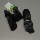 EXPAWLORER Anti Slip Dog Socks to Prevent Licking Paws, Shoes for Winter Snow, Boots & Paw Protectors with Grippers, Waterproof Booties for Hardwood Floors for Small Medium Large Senior Dogs Black XL