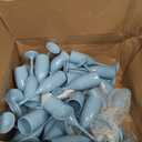 23 x 48 PCS Plastic Champagne Flutes, Plastic Champagne Glasses for Wedding, Reusable Acrylic Wedding Toasting Glasses Drinking Cups for Bachelorette Bridal Shower Anniversary Birthday Party (Blue)