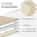 fuguitex Waterproof Dog Bed Cover Dog Blanket for Pet Furniture Bed Couch Sofa Reversible Linen Texture(52"*82",Cream+ Wheat)