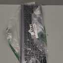 Wireless Keyboard and Mouse Combo, Full Size Keyboard and Mouse, Long Battery Life, Optical Mouse, 2.4G Lag-Free Cordless Mice Keyboard Set Ultra Slim Design for Computer, Laptop, PC, Mac, Windows (Gray Black)