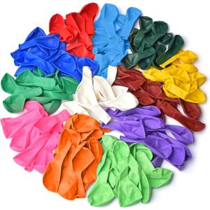 Thickened balloons, 120 PCS Balloons Assorted Colors, Latex Balloons for Kid's Birthday Party, Exquisite Rainbow Balloon, 12 Inches 13 Kinds of Rianbow Colorful Party Balloons Decorations.