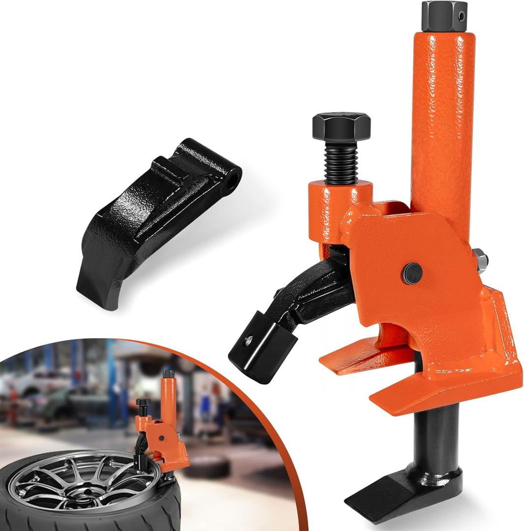 Manual Tire Bead Breaker with Rubber Pad, 38"42" Tires Changer Tool, HeavyDuty Tire Repair Tool for ATV, Golf Cart, Trucks, Bus, Motorcycles, Tractors and More Cars