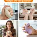 2PCS, Soft Dumpling Squishy Comes with Small One in Any Color, Fidget Toys Adults and Teens, Slow Rising Stress Ball Fidget, Squeeze Toys for Stress Relief Gifts(Beige)