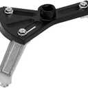 YoRise Car Fuel Pump Removal Tool, Adjustable Auto Fuel Lid Tank Cover Collar Ring Install Spanner with 3 Arms, 5.2'' to 7.17'' Vehicle Lock Ring Repair Tool Kit with 1/2'' Ratchet Drive(Universal)