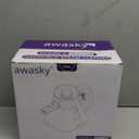 awasky Steam Cleaner: 10s Fast Heating-Lockable Steam Trigger-Large Tank-Refill Anytime-No Cooling-14 PCS Kit-Hand Held HandHeld Multi Portable Steamer for Home Kitchen Grout Tile Shower Cleaning Grey