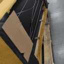 Signature Design by Ashley Keerwick Scandinavian 2-in-1 Sofa Sleeper with Folding Gel Memory Foam Mattress and 4 Pillows, Queen, Yellow