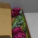 Ranunculus Artificial Flowers,6PCS Real Touch Flowers Bulk Purple Ranunculus Faux Flowers for DIY Wedding Bouquet Party Table Home Decor(Purple)