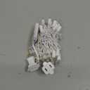 Meteds Christmas Lights 50 Count Clear Mini Lights White Wire UL Certified Connectable Warm White String Lights for Christmas Decor