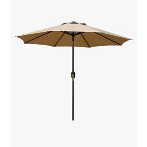 Amevci Outdoor Patio Umbrella,Patio Table Umbrella with Cover, Push Button Tilt and Crank, 8 Sturdy Ribs UV Protection Waterproof for Garden