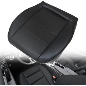 NLQR Black Driver Side Bottom Repalcement Leather Seat Covers Compatible with Mercedes Benz GLK250 GLK280 GLK300 GLK350 2008-2015 Compatible with Mercedes Benz C250 C300 C350 C350e C400 2008-2014