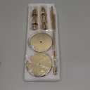 Candlestick Holders,Taper Candle Holder for Candlesticks Gold Brass Vintage Candle Stick Candle Holders Candelabra Candle Holder for Fireplace Party Dining Home (2sets)