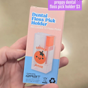 Orange Juice Box Floss Dispenser, Pack Of 5
