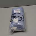 TILLYOU Toddler Flannel Blanket - Warm Cozy Baby Blanket for Boys and Girls, Smooth Cute Lightweight Blanket for Bedding Crib Stroller, 4050 inches, Navy Deer