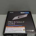 MSI PRO B760MP DDR4 ProSeries Motherboard (Supports 12th/13th/14th Gen Intel Processors, LGA 1700, DDR4, PCIe 4.0, M.2, USB 3.2 Gen2, HDMI/DP, mATX)