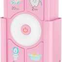 Timer for Kids Brushing: 2 Minutes Teeth Brush 20 Seconds Hand Washing 5 Min Toilet 15 Min Shower, Time Management Tool for Children - Pink