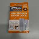Dwell+Good Door Locks (2-Pack) - Easy To Install Aluminum Home Security Door Locks for Front Door - Child Proof Door Lock for Kids Safety- Withstand 800 lbs of Force & Tamper Proof Top Door Lock Latch