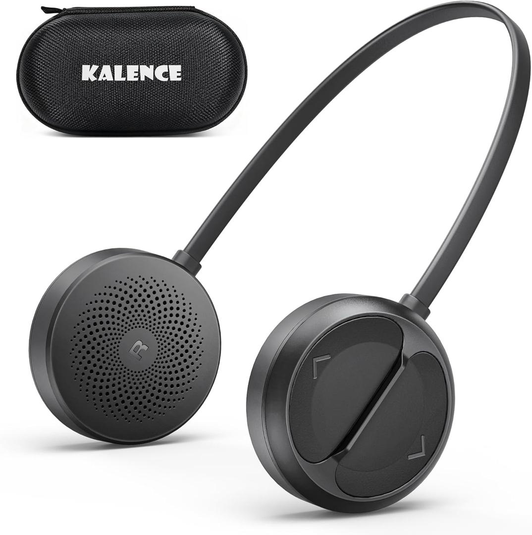 Wireless Bluetooth 6.0 Ski Helmet Speakers - 30H Playtime, Glove-Friendly, HDR Audio, IPX5 Waterproof, Rechargeable Drop-in Headphones with Built-in Mic for Skiing & Snowboarding Audio Ready Helmets (Black)