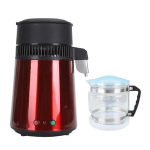 4L Water Distiller, Double Button Automatic Distilled Water Maker with Glass Container, Stainless Steel Interior, Auto Power Off, fit for Home Kitchen, Office