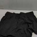 Ksmien Women's 5" Athletic Running Shorts Quick Dry Lightweight Workout Gym Shorts with Zipper Pockets UPF 50+ Black.XL
