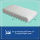 Sealy Baby Posture Perfect Breathable Crib Mattress, GREENGUARD Gold Certified, Made in USA, 2 Stage Hybrid Memory Foam & 150 Premium Coils, Toddler Bed Fit, Safety & Quality Tested, 52x28", Mattress Only