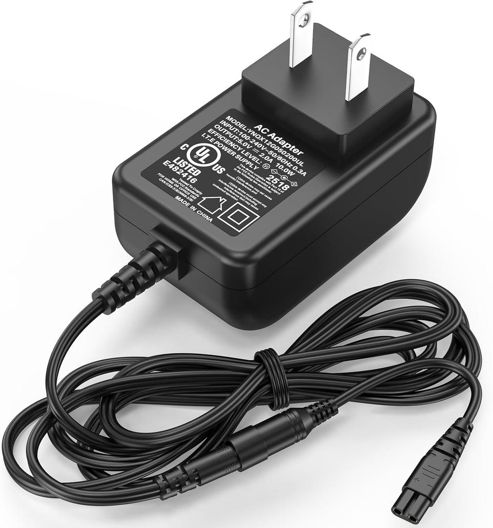 Dog Clipper Charger Power Cord for oneisall Low Noise Dog Clippers Model RFC-676 RFC676 RFC 676 Power Supply AC DC Adapter for oneisall Rechargeable Stainless Pet Shaver Charging Plug Cable