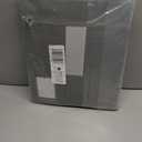 4 Pack Foldable Bed Sheet Set Organizer With Handle, Linen Closet Storage For Blankets, Duvet Covers, With Window And Label, Organizing Bedding, Queen & King Size, Gray