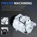 A/C Compressor w/Clutch Fit for 2000-2012 M-ercedes B-enz GL/ML/R320 350 GL/ML450 Air Conditioning Compressor for CO10807JC