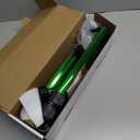 VEVOR Impact Sprinkler on Tripod Base, Heavy Duty Tripod Sprinklers with Brass Head & 3/4" Connector, 360 Degree Large Area Coverage Irrigation Sprinkler, Adjustable Heights, for Yard Green