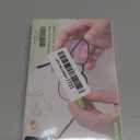 Eyeglass Nose Pads Replacement, 24 Pairs of Screw-in Glasses Nose Pads with Precision Screwdriver Set, Magnetic Eyeglass Repair Kit with Screws, Curved Tweezer for Travel, Birthday Gift, Christmas