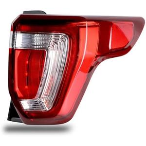 Lathsy Tail Light Compatible With 2016 2017 2018 2019 Ford Explorer Right Passenger Side LED Taillight with Harness and Bulbs Replace FB5Z13404A