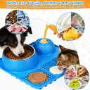 Dog Lick Bowl with Rolling Ball for Liquid and Thick Treat