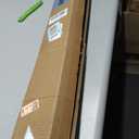 LazBlinds No Tools No Drill 1" Vinyl Mini Blinds, Cordless Blinds for Windows, Light Filtering Horizontal Window Blinds & Shades, 35" W x 64" H, White