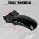 Motorcycle Rear Fender with LED Light Turn Signals Running Brake Light Kit Fit for Harley Softail 2018-2025