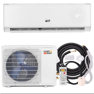 24000 BTU Wifi Enabled Mini Split Air Conditioner & Heater with Heat Pump Black/White (Box 2 Of 2)