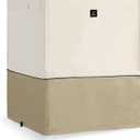 Air Conditioner Cover for Outside Units with Upgraded Waterproof Fabric, Durable 600D AC Cover for Outdoor Air Conditioner Protection, Fits up to 36W x 36D x 39H InchBeige White