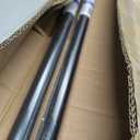 Kenney KN608C/40 Twist & Fit No Tools Camlock Tension Easy Install Shower Curtain Rod with Non-Slip, Non-Scratch Ends, 36-63" Adjustable Length, Chrome, 1" Diameter Rust Resistant Steel Tube