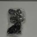 3 Pack Cute Non-Slip Matte Flower Hair Claw Clips for Women - Large Plumeria Hawaiian Hair Accessories(Black)