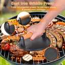 Griddle Accessories Kit, 24Pcs Grilling Accessories Set for Blackstone and Camp Chef, Flat Top Griddle Accessories Set with Scraper, Enlarged Spatulas, Basting Cover for BBQ
