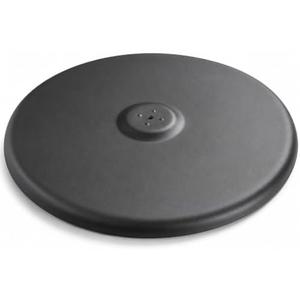 Glownary 30" Round Outdoor Table Base Plate, Black Steel | E-Coated Steel, Indoor & Outdoor Use, Pre-Drilled Holes, 76.2 cm Diameter, Replaces Worn Plates