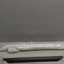 5 Pack Finger Pulls for Cabinets, Streamlined Long Concealed Handle for Home Kitchen Door Drawer Cabinet, Mount Finger Edge Tab Pull Aluminum (Black,500mm/19.69" Overall Length)