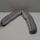 MAGZO Door Draft Stopper, 36 Inch Under Door Draft Blocker Noise Stopper, Weighted Wind Blocker Draft Guard for Bottom of Door, Gray (36in x 4in)