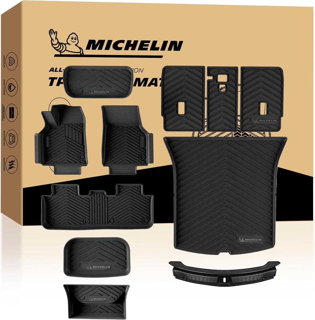 Michelin Vehicle Mat for 2025-2027 Tesla Model Y Juniper 5 Seat (11 Piece)