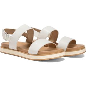 Coutgo Women's Arch Support Adjustable Strap Flat Sandals, Size 8.5