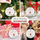 4 x Coworker Christmas Ornament 2025 - Coworkers are Like Christmas Lights Ceramic Ornaments - Funny Team Friendship Gifts, White Elephant Gifts for Work Bestie, Friends, Colleagues