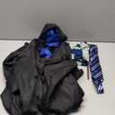 Kitimi Wizard Costume Cosplay Set, Wizard Cloak Robe for Adults Teens, Wizarding Halloween Costume Accessories for Party (Large, Blue)